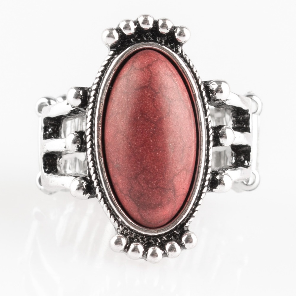 Stone Arches Ring in Brown- OS